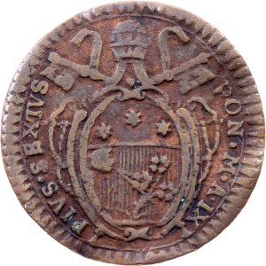 Vatican City, 1 Quattrino ND (1783)