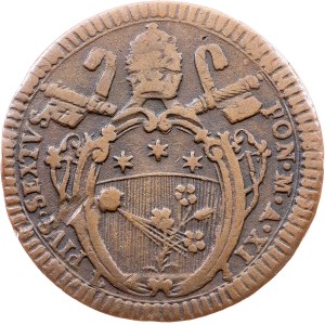 Vatican City, 1 Baiocco ND (1785)