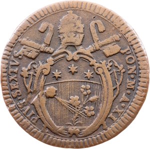 Vatican City, 1 Baiocco ND (1785)