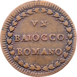 Vatican City, 1 Baiocco ND (1785)