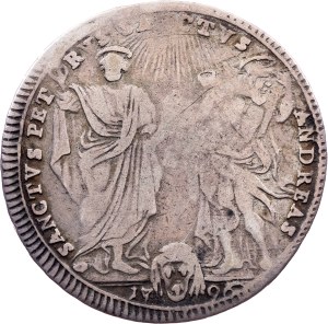 Vatican City, 1 Testone 1796, Rome