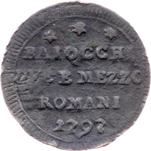 Vatican City, 2 1/2 Baiocchi 1797, Rome