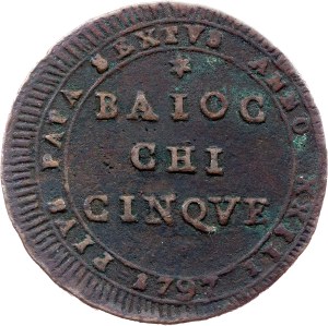 Vatican City, 5 Baiocchi 1797