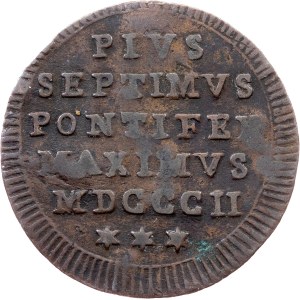 Vatican City, 1/2 Baiocco 1802, Rome