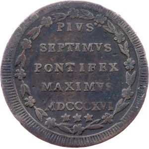 Vatican City, 1/2 Baiocco 1816, Rome