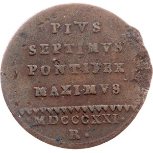 Vatican City, 1 Quattrino 1821