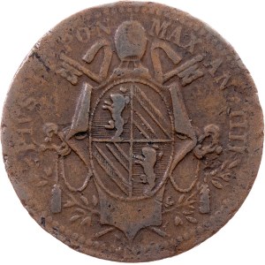 Vatican City, 1/2 Baiocco 1849, Rome