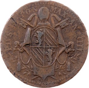 Vatican City, 1/2 Baiocco 1849, Rome