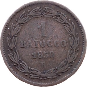 Vatican City, 1 Baiocco 1850, Rome