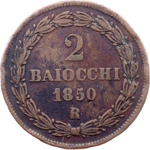 Vatican City, 2 Baiocchi 1850, Rome