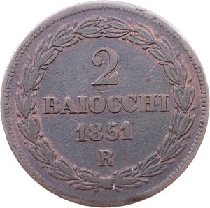 Vatican City, 2 Baiocchi 1851, Rome