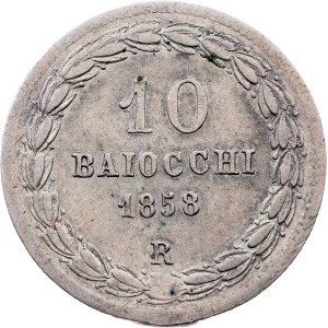 Vatican City, 10 Baiocchi 1858, Rome