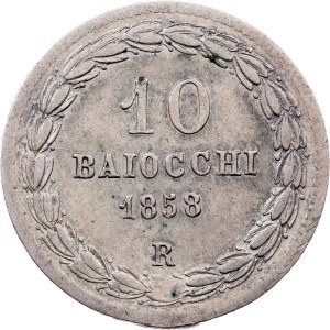 Vatican City, 10 Baiocchi 1858, Rome