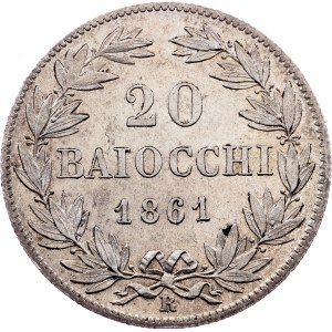 Vatican City, 20 Baiocchi 1861, Rome