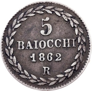 Vatican City, 5 Baiocchi 1862, Rome