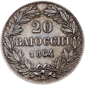 Vatican City, 20 Baiocchi 1864, Rome