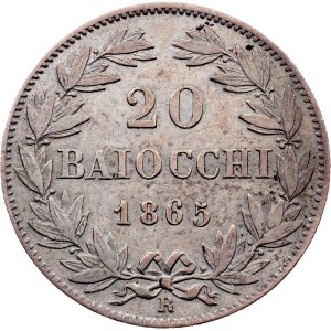 Vatican City, 20 Baiocchi 1865, Rome