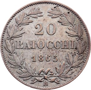 Vatican City, 20 Baiocchi 1865, Rome