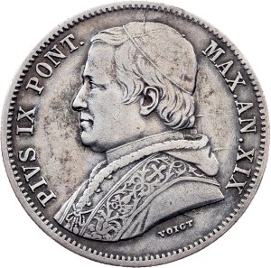 Vatican City, 20 Baiocchi 1865, Rome