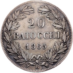 Vatican City, 20 Baiocchi 1865, Rome