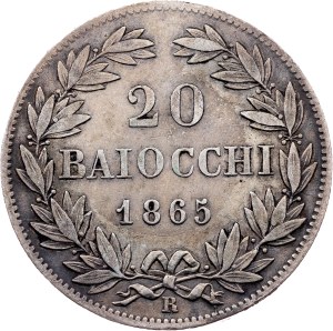 Vatican City, 20 Baiocchi 1865, Rome