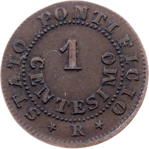 Vatican City, 1 Centesimo 1866, Rome