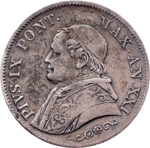 Vatican City, 1 Lira 1866, Rome
