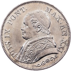 Vatican City, 1 Lira 1866, Rome