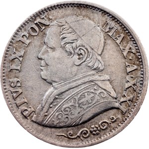 Vatican City, 10 Soldi 1866, Rome