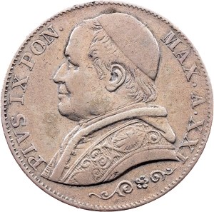 Vatican City, 2 Lire 1866, Rome