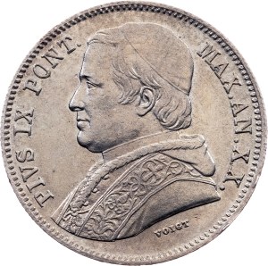 Vatican City, 20 Baiocchi 1866, Rome