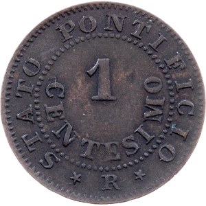 Vatican City, 1 Centesimo 1867, Rome