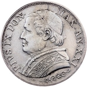 Vatican City, 1 Lira 1867, Rome