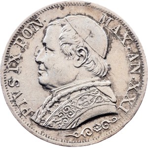 Vatican City, 1 Lira 1867, Rome