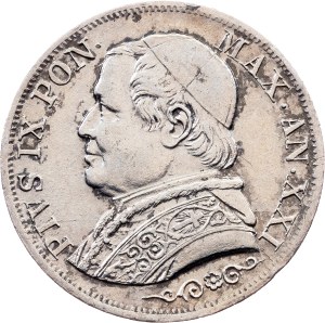 Vatican City, 1 Lira 1867, Rome