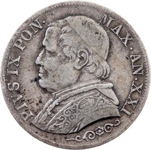 Vatican City, 1 Lira 1867, Rome