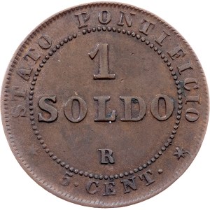 Vatican City, 1 Soldo 1867, Rome