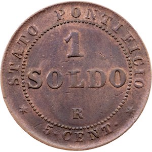 Vatican City, 1 Soldo 1867, Rome