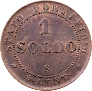 Vatican City, 1 Soldo 1867, Rome
