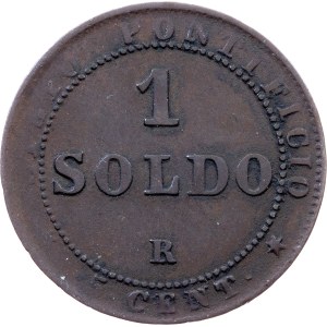 Vatican City, 1 Soldo 1867, Rome