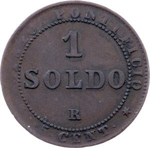 Vatican City, 1 Soldo 1867, Rome
