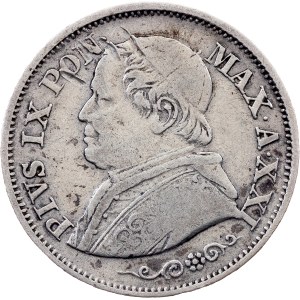 Vatican City, 10 Soldi 1867, Rome