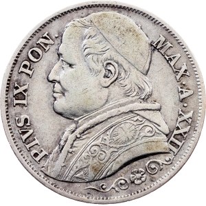 Vatican City, 2 Lire 1867, Rome