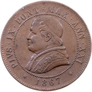 Vatican City, 4 Soldi 1867, Rome