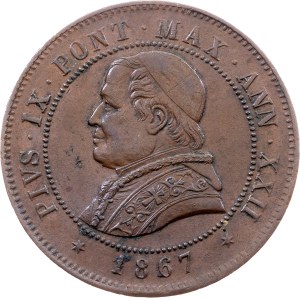 Vatican City, 4 Soldi 1867, Rome