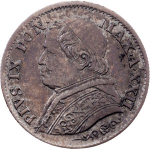Vatican City, 5 Soldi 1867, Rome