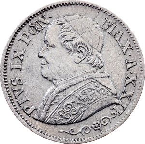 Vatican City, 10 Soldi 1868, Rome
