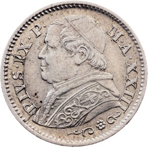 Vatican City, 10 Soldi 1868, Rome