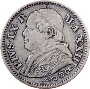 Vatican City, 10 Soldi 1868, Rome