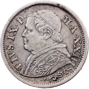 Vatican City, 10 Soldi 1868, Rome